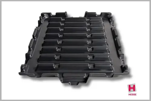 Tiefgezogener Ladungsträger aus Kunststoff Tray