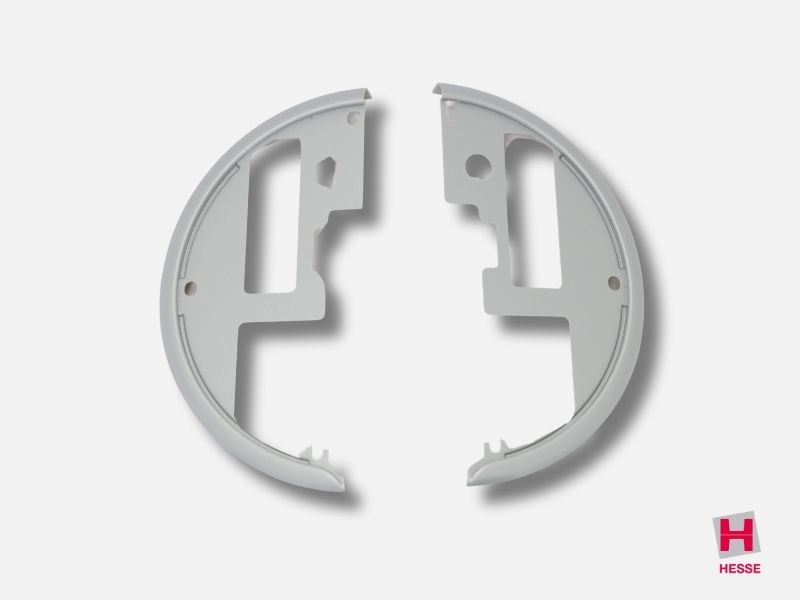 Graue, individuelle Kunststoffabdeckung auf Maß