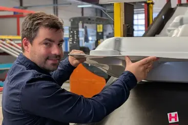 Sebastian Greif ist im Vertrieb der Hesse Thermoformung GmbH